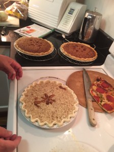 I decroated this pie with a 