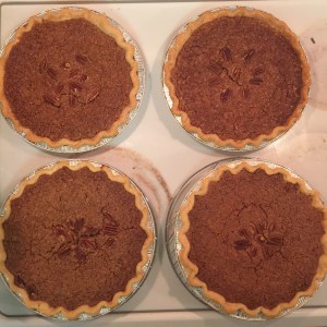 Four Finished Pies