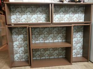 After a few minutes of moving them around, we came up with this design.