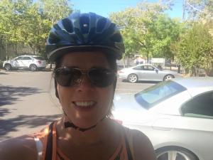 Always wear a helmet when riding a bike in the city or the country!